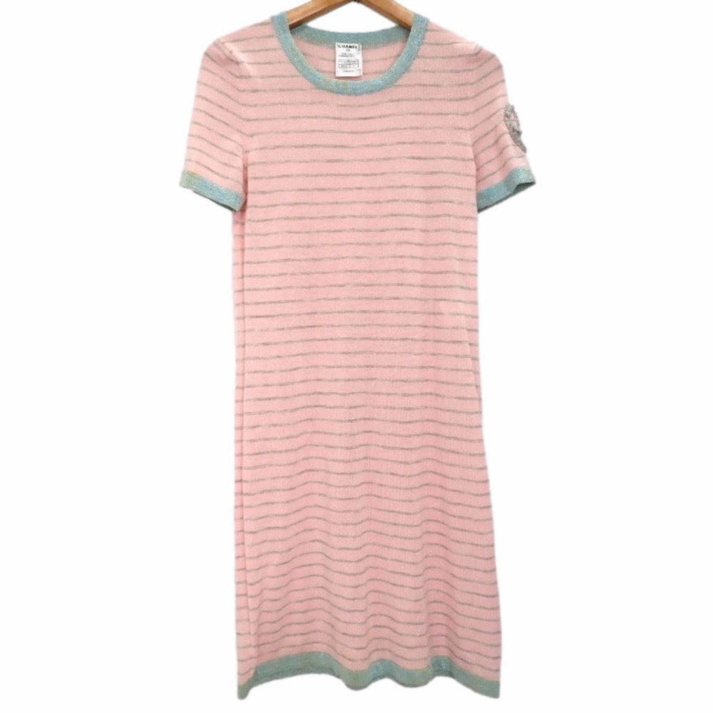 Chanel Coco Mark Cashmere Silk Dress 
Size 40